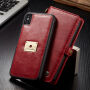 CASEME 2in1 afneembare koffer voor iPhone XS Max. - rood