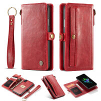 CASEME 2in1 afneembare koffer voor iPhone XS Max. - rood
