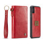 CASEME 2in1 afneembare koffer voor iPhone XS Max. - rood