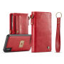 CASEME 2in1 afneembare koffer voor iPhone XS Max. - rood