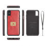 CASEME 2in1 afneembare koffer voor iPhone XS Max. - rood