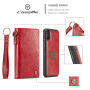CASEME 2in1 afneembare koffer voor iPhone XS Max. - rood