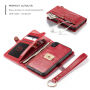 CASEME 2in1 afneembare koffer voor iPhone XS Max. - rood