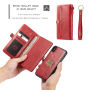 CASEME 2in1 afneembare koffer voor iPhone XS Max. - rood