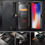 CASEME 2in1 afneembare koffer voor iPhone XS Max. - zwart