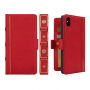 2in1 uitneembare "Boeken" koffer voor iPhone XS Max. - rood