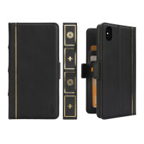 2in1 uitneembare "Boeken" koffer voor iPhone XS Max. - zwart