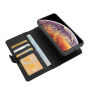 2in1 uitneembare "Boeken" koffer voor iPhone XS Max. - zwart