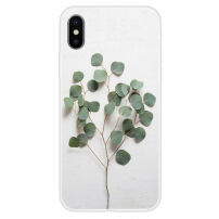 Zachte hoes voor iPhone XS Max. - bladen
