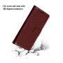 2in1 Beschermende Verwijderbare Flip Case voor Apple iPhone XS - bruin