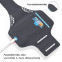 Sportieve zweetbestendige handkoffer voor Apple iPhone 6 / 6S / 7 / 8 Apple iPhone 6 / 6S / 7 / 8 - zwart