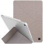 UNIQ Yorker Kanvas Plus-hoes met origami-standaard voor iPad Air 4 (2020) / Air 5 (2022) / Pro 11" (2018) - beige