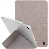 UNIQ Yorker Kanvas Plus-hoes met origami-standaard voor iPad Air 4 (2020) / Air 5 (2022) / Pro 11" (2018) - beige