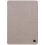 UNIQ Yorker Kanvas Plus-hoes met origami-standaard voor iPad Air 4 (2020) / Air 5 (2022) / Pro 11" (2018) - beige