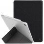 UNIQ Yorker Kanvas Plus-hoes met origami-standaard voor iPad Air 4 (2020) / Air 5 (2022) / Pro 11" (2018) - zwart
