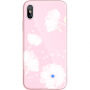 NILLKIN 3v1 Gift Box (beschermhoes / draadloze lader / kabel) voor iPhone X - rozig