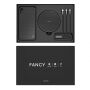 NILLKIN 3v1 Gift Box (beschermhoes / draadloze lader / kabel) voor iPhone X - zwart