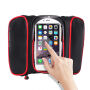WHEEL UP-tas voor fietsframe met vak voor iPhone - rood