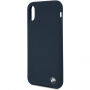 BMW Silicone Hard Case voor iPhone X / XS - marineblauw