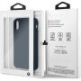 BMW Silicone Hard Case voor iPhone X / XS - marineblauw