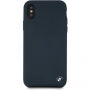 BMW Silicone Hard Case voor iPhone X / XS - marineblauw