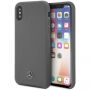 Mercedes Silicon Case Lining voor iPhone X / XS - grauw
