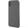 Mercedes Silicon Case Lining voor iPhone X / XS - grauw