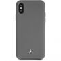 Mercedes Silicon Case Lining voor iPhone X / XS - grauw