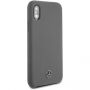 Mercedes Silicon Case Lining voor iPhone X / XS - grauw