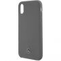 Mercedes Silicon Case Lining voor iPhone X / XS - grauw