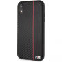 BMW Red Stripe Hard Case voor de BMW Red Stripe voor iPhone XR - zwart