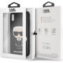 Karl Lagerfeld Ikonik TPU koffer voor Karl Lagerfeld Ikonik TPU voor iPhone XS Max. - zwart