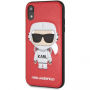 Karl Lagerfeld Space Cosmonaut Case voor iPhone XR - rood