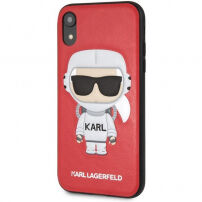 Karl Lagerfeld Space Cosmonaut Case voor iPhone XR - rood