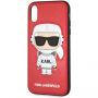 Karl Lagerfeld Space Cosmonaut Case voor iPhone XR - rood