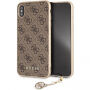 Denk dat Charms Hard Case voor iPhone XS Max. - Bruin
