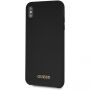Raad eens Silicone Gold Logo Case voor iPhone XS Max. - zwart