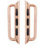 Reserve metalen gesp voor riem voor Apple Watch 42mm / 41mm / 40mm / 38mm - 2 stuks - roze-goud