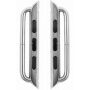 Reserve metalen gesp voor riem voor Apple Watch 42mm / 41mm / 40mm / 38mm - 2 stuks - zilver