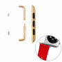 Reserve metalen gesp voor riem voor Apple Watch 42mm / 41mm / 40mm / 38mm - 2 stuks - goud