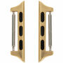 Reserve metalen gesp met as voor riem voor Apple Watch 42mm / 41mm / 40mm / 38mm - 2 stuks - goud