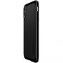 Spigen Neo Hybride cover voor iPhone XS / X - donker zwart