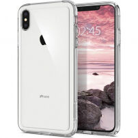 Spigen Crystal Hybride cover voor iPhone XS Max. - rein