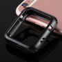 Magnetische metalen behuizing voor Apple Watch 42mm - zwart