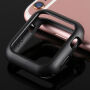 Magnetische metalen behuizing voor Apple Watch 38mm - zwart