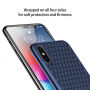 BASEUS Golfkap voor iPhone XS Max. - donkerblauw