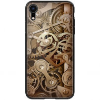 NILLKIN Tandwielafdekking met glazen rug voor iPhone XR