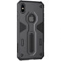 NILLKIN Verdediger II-bestendige afdekking voor iPhone XS Max. - zwart