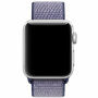 Nylon band met klittenbandsluiting voor Apple Watch Ultra 49mm / 46mm / 45mm / 44mm / 42mm - donkerblauw