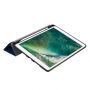 Hoes van PU-leer met ruimte voor Apple Pencil en slaapfunctie voor iPad Air 3 (2019) / Pro 10,5" - donkerblauw